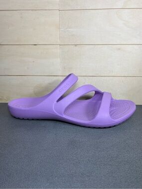 Crocs Kadee 2 Sandals Lavender Women's Size 8 Shoes Waterproof Slip-Ons